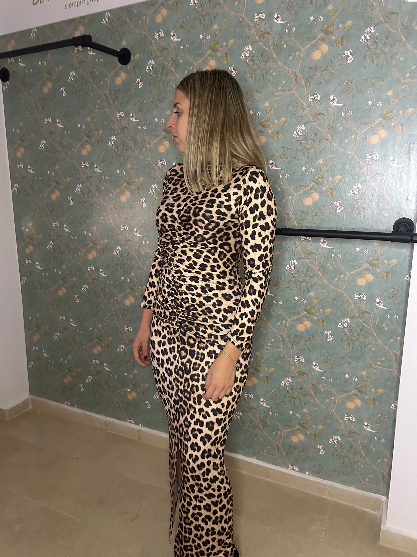 Vestido animal print